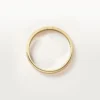 Cartier D’amour trouwring, 2,3 mm breed, bezet