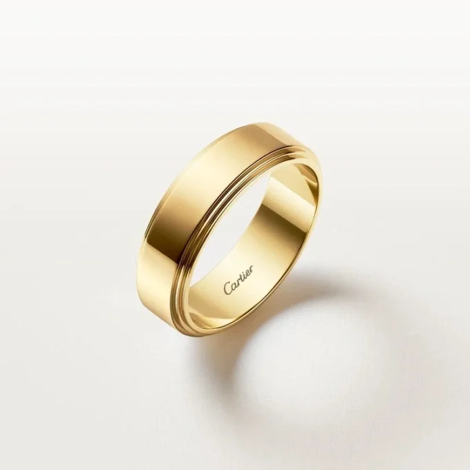 Cartier D’amour trouwring, 6 mm breed