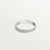 Cartier D’amour trouwring – Platina, diamanten – Cartier
