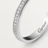Cartier D’amour trouwring – Platina, diamanten – Cartier