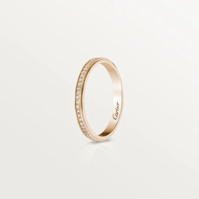 Cartier D’amour trouwring – Roségoud, diamanten – Cartier