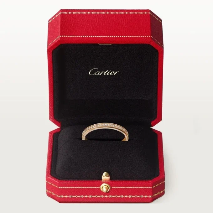 Cartier D’amour trouwring – Roségoud, diamanten – Cartier