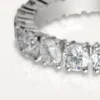Cartier Destinee trouwring, 4,1 mm breed, bezet