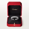 Cartier Destinee trouwring, 4,1 mm breed, bezet