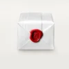 Cartier Destinee trouwring, 4,1 mm breed, bezet