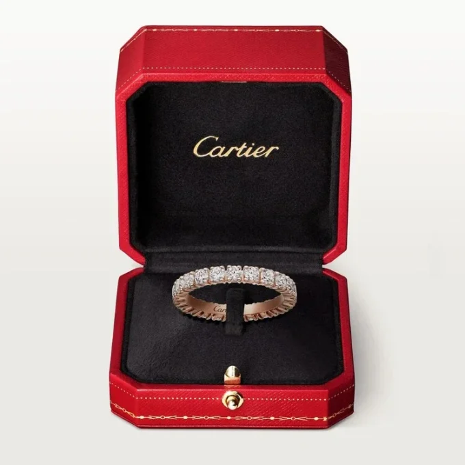 Cartier Destinee trouwring – roségoud, diamanten – Cartier