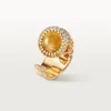 Cartier Libre Polymorph-ring, chalcedoon, diamanten