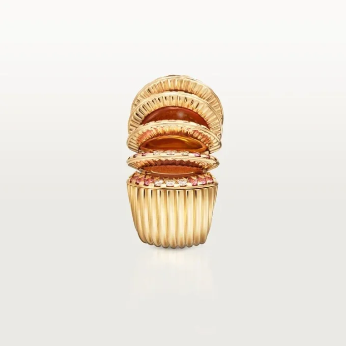 Cartier Libre Polymorph-ring, chalcedoon, diamanten