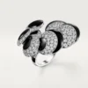Cartier Libre Polymorph-ring, onyx, transformeerbaar