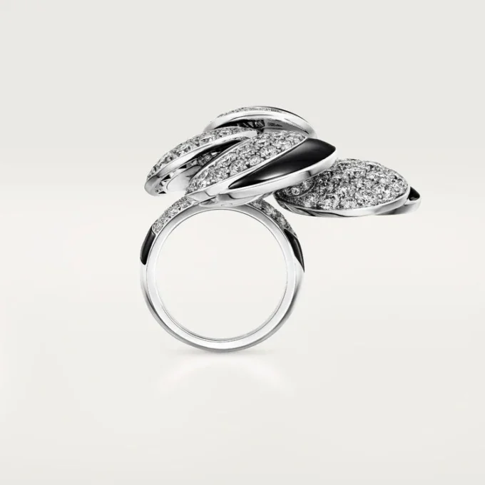Cartier Libre Polymorph-ring, onyx, transformeerbaar