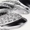 Cartier Libre Polymorph-ring, onyx, transformeerbaar