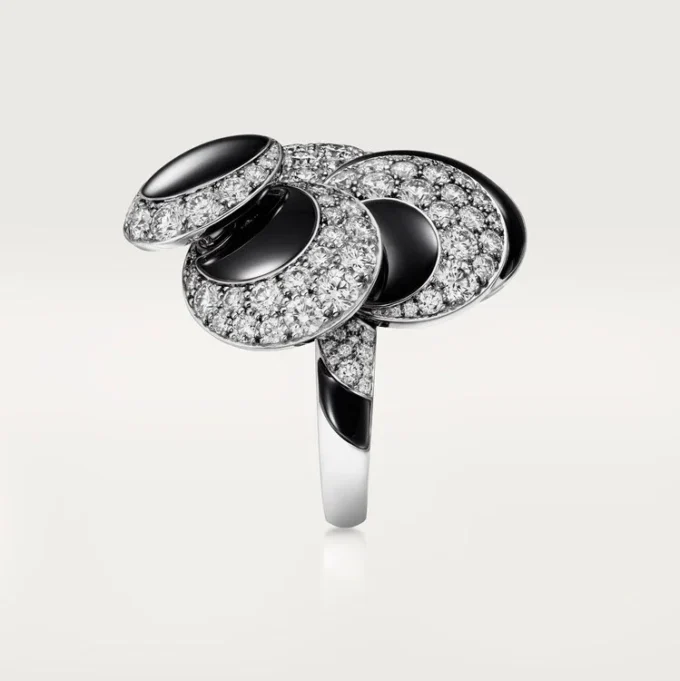 Cartier Libre Polymorph-ring, onyx, transformeerbaar