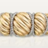 Cartier Libre Tressage-armband, diamanten