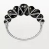 Cartier Libre Tressage-armband, obsidiaan, diamanten