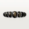 Cartier Libre Tressage-armband, obsidiaan, diamanten