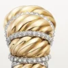Cartier Libre Tressage-ring, diamanten