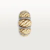 Cartier Libre Tressage-ring, diamanten