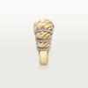Cartier Libre Tressage-ring, diamanten
