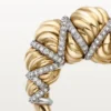 Cartier Libre Tressage-ring, diamanten