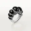 Cartier Libre Tressage-ring, Metaquartzite, diamanten
