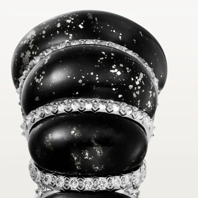 Cartier Libre Tressage-ring, Metaquartzite, diamanten