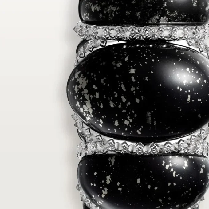 Cartier Libre Tressage-ring, Metaquartzite, diamanten