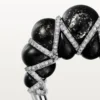 Cartier Libre Tressage-ring, Metaquartzite, diamanten
