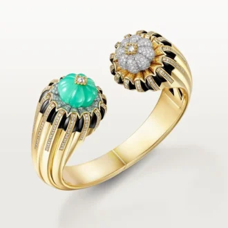 Cartier Libre Tuttitutti-armband, chrysopraas, diamanten