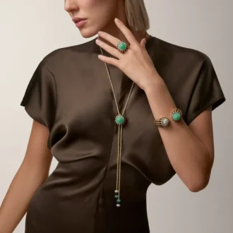Cartier Libre Tuttitutti-ketting, chrysopraas