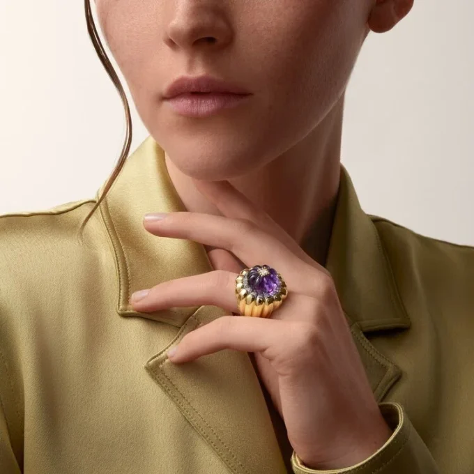 Cartier Libre Tuttitutti-ring, amethist, diamanten