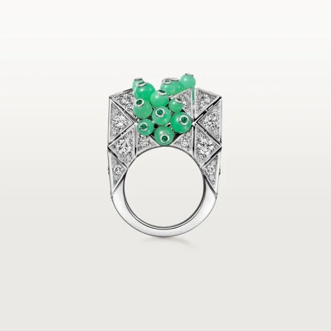 Cartier Libre Tuttitutti-ring, chrysopraas