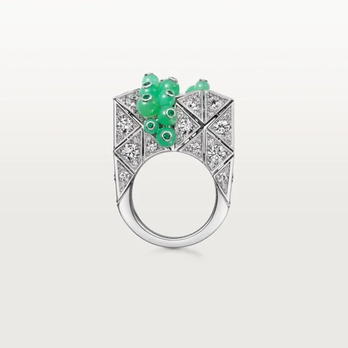 Cartier Libre Tuttitutti-ring, chrysopraas