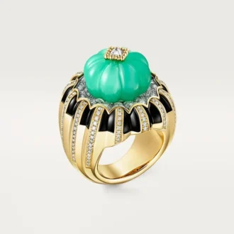 Cartier Libre Tuttitutti-ring, chrysopraas, diamanten