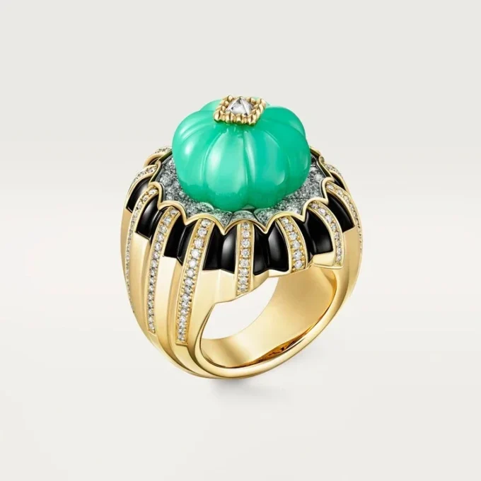 Cartier Libre Tuttitutti-ring, chrysopraas, diamanten