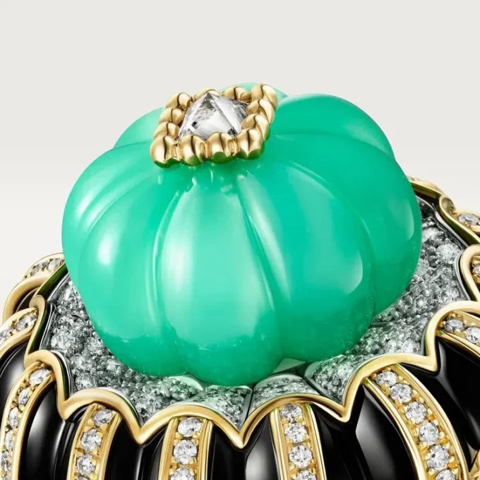 Cartier Libre Tuttitutti-ring, chrysopraas, diamanten
