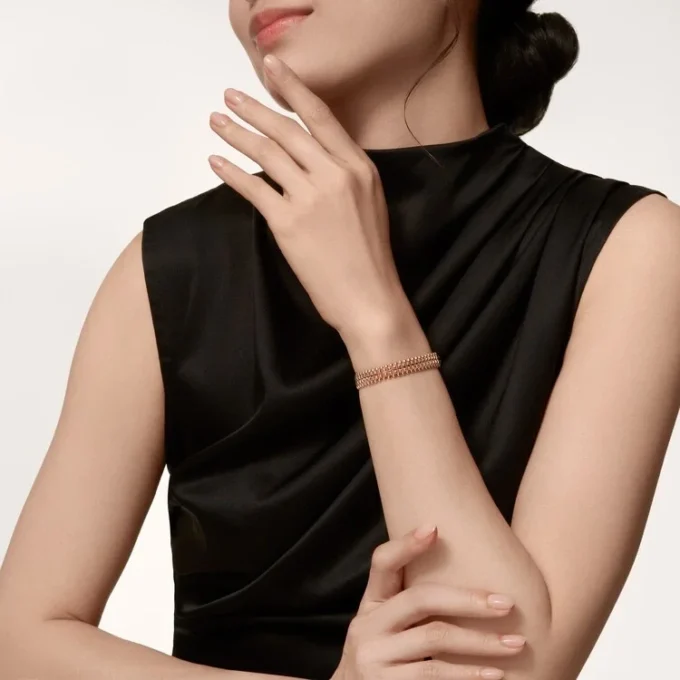 Clash De Cartier-armband, flexibel, dubbele rij