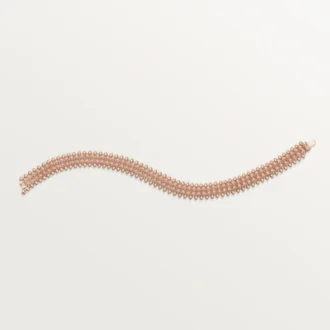 Clash De Cartier-armband, flexibel, dubbele rij, bezet