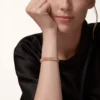 Clash De Cartier-armband, flexibel, dubbele rij, bezet