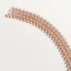 Clash De Cartier-armband, flexibel, dubbele rij, bezet