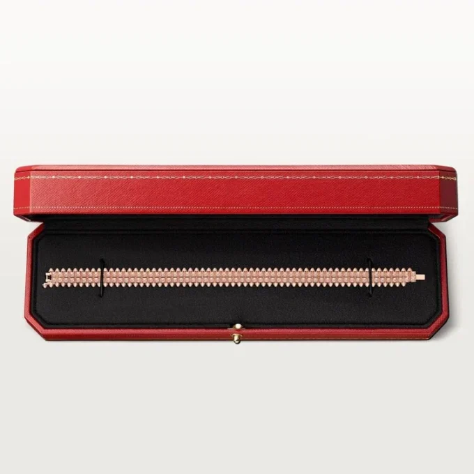 Clash De Cartier-armband, flexibel, dubbele rij, bezet