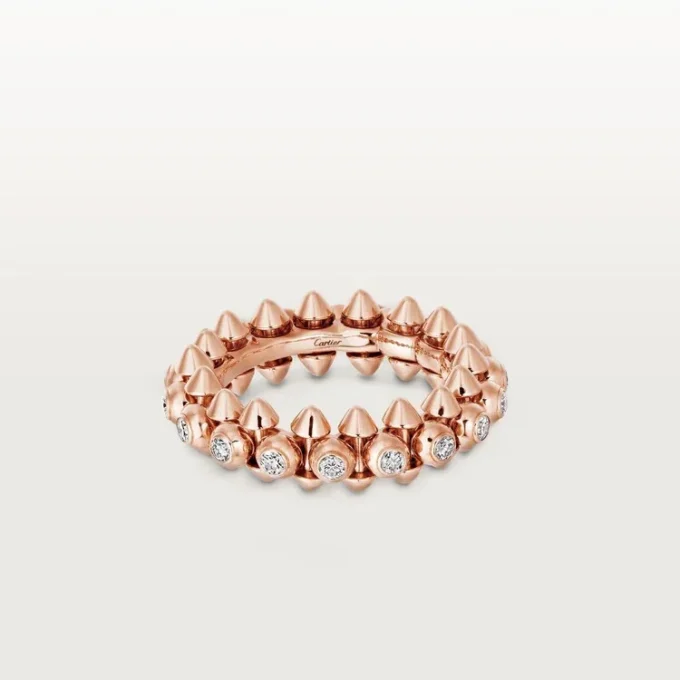 Clash De Cartier – Diamanten pavé-ring in roségoud | Cartier Us