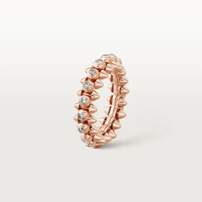 Clash De Cartier – Diamanten pavé-ring in roségoud | Cartier Us