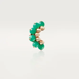 Clash De Cartier enkele oorbel, chrysopraas, extra groot model