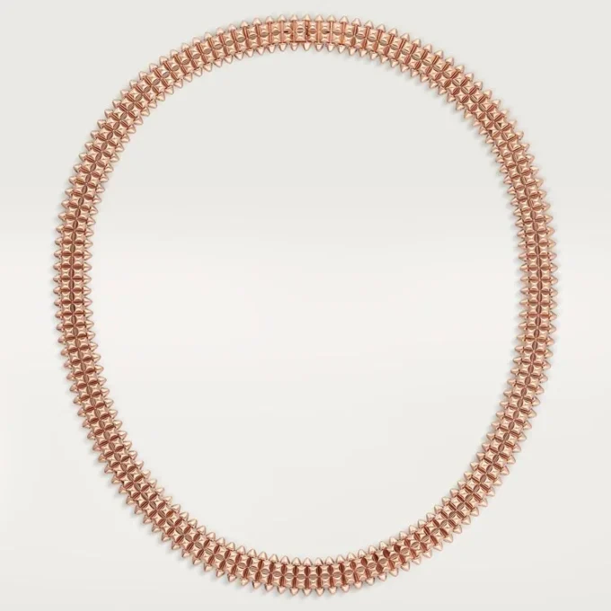 Clash De Cartier-halsketting, flexibel, dubbele rij