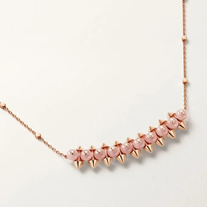 Clash De Cartier hanger, roze chalcedoon