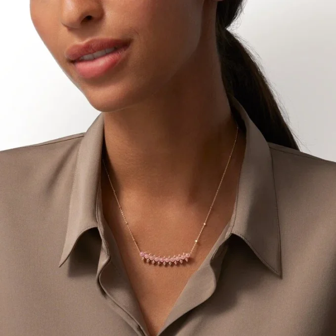 Clash De Cartier hanger, roze chalcedoon
