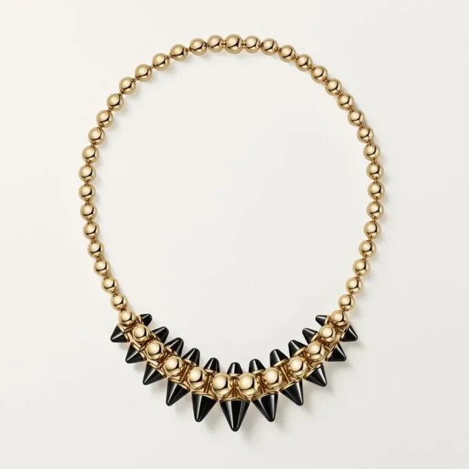 Clash De Cartier-ketting, flexibel, extra groot model, onyx
