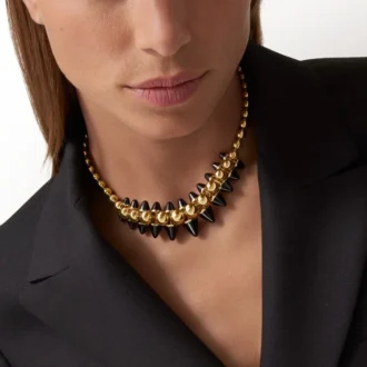 Clash De Cartier-ketting, flexibel, extra groot model, onyx