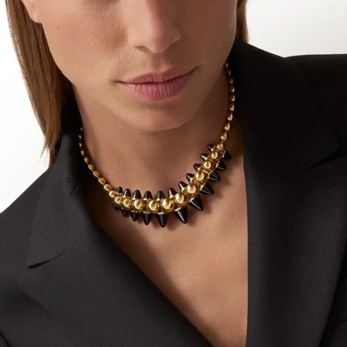 Clash De Cartier-ketting, flexibel, extra groot model, onyx