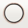 Clash De Cartier-ketting, flexibel, onyx, extra groot model, diamanten
